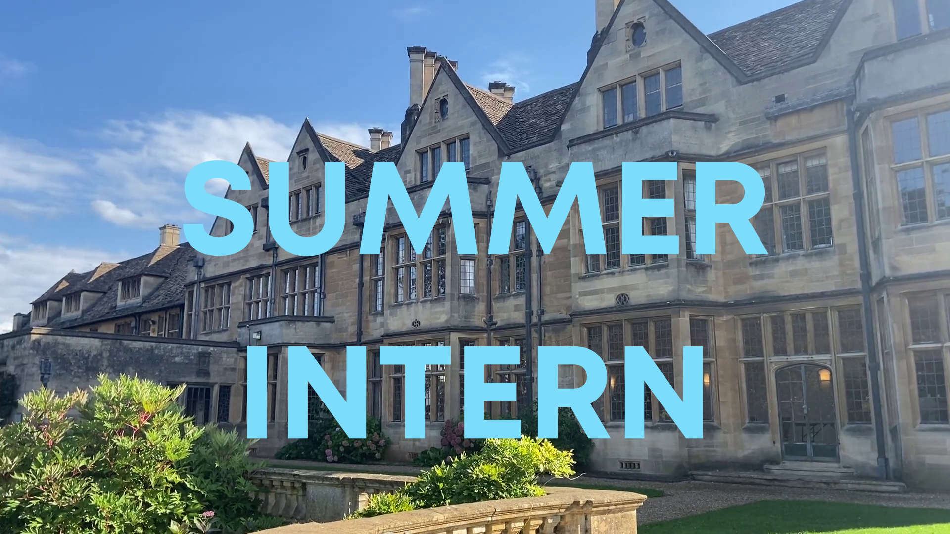 Summer Internship Opportunity 